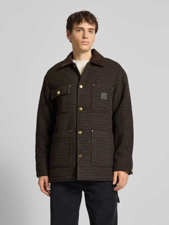 Zdjęcie produktu Kurtka z dodatkiem wełny Carhartt WIP Ciemnobrązowy