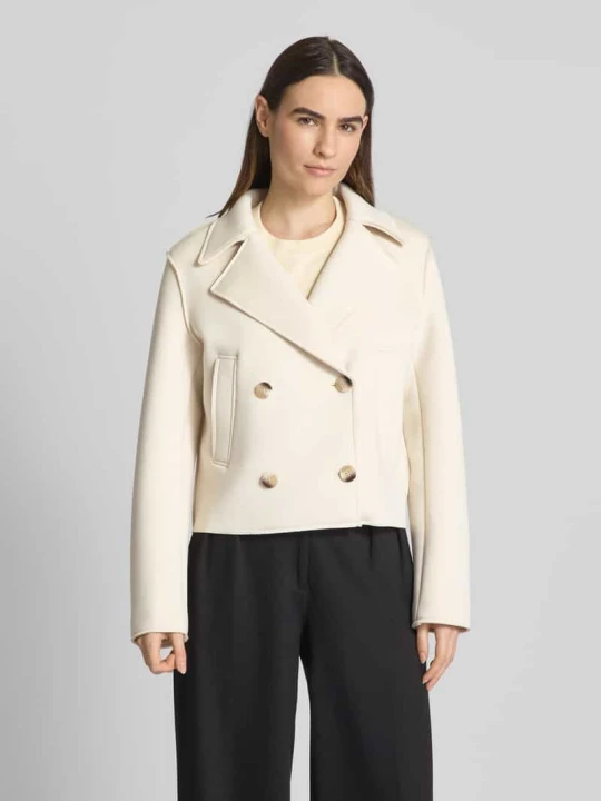 Zdjęcie produktu Kurtka z dodatkiem wiskozy model ‘ISABELLA’ BEAUMONT Gliniany