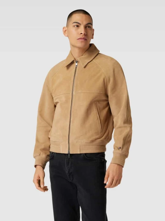 Zdjęcie produktu Kurtka z dwustronnym zamkiem błyskawicznym model ‘HARRINGTON’ Tommy Hilfiger Beżowy