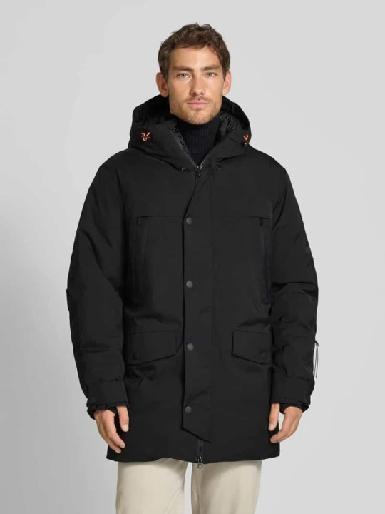 Zdjęcie produktu Parka z zamkiem błyskawicznym dwustronnym model „JESPER” FIRE + ICE Czarny