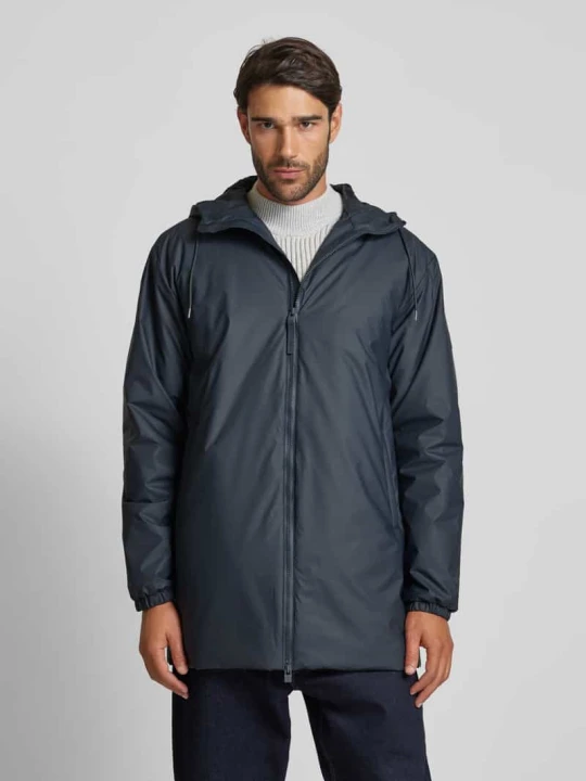 Zdjęcie produktu Parka z zamkiem błyskawicznym dwustronnym model „LOHJA” Rains Granatowy