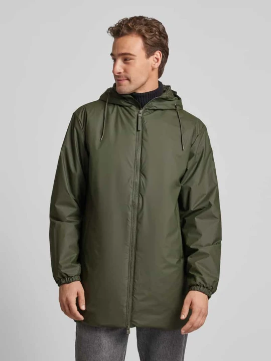 Zdjęcie produktu Parka z zamkiem błyskawicznym dwustronnym model „LOHJA” Rains Oliwkowy