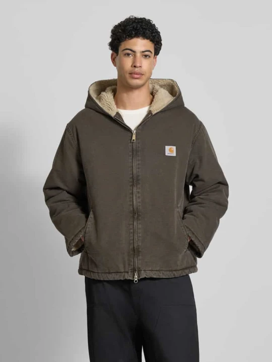 Zdjęcie produktu Kurtka z zamkiem błyskawicznym dwustronnym Model „MITCH” Carhartt WIP Ciemnobrązowy