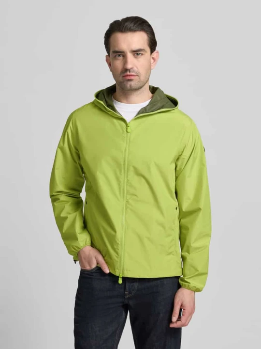 Zdjęcie produktu Kurtka z dwukierunkowym zamkiem model 'Zayn' Save The Duck Neonowy zielony