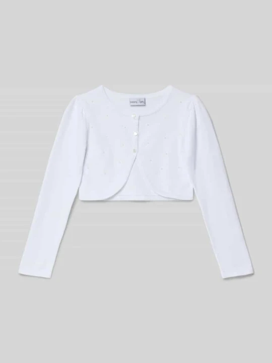 Zdjęcie produktu Bolero z perłami Happy Girls Biały