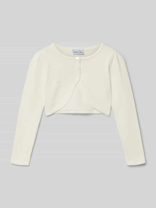 Zdjęcie produktu Bolero z perłami Happy Girls Złamany biały