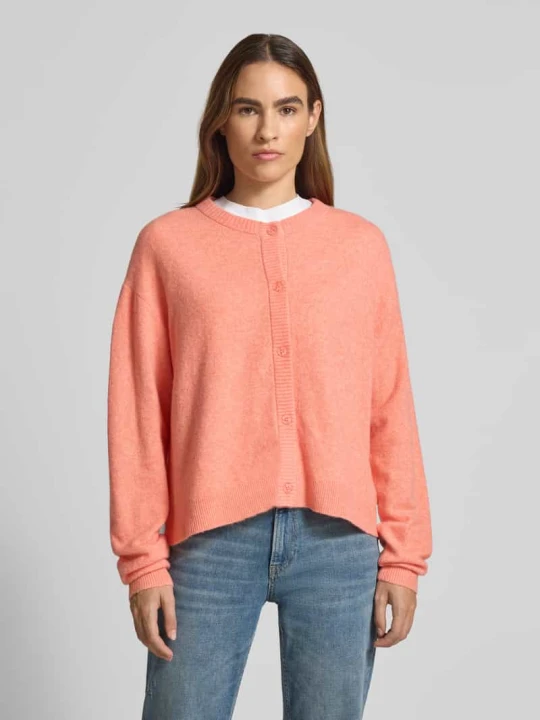 Zdjęcie produktu Kurtka z dzianiny o kroju oversized z listwą guzikową model ‘DAMSVILLE’ American Vintage