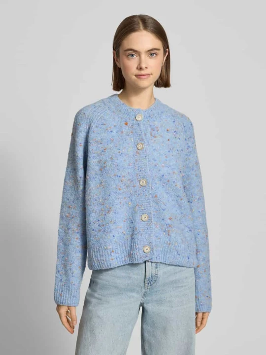 Zdjęcie produktu Oversize kardigan z mieszanki wełny dziewiczej Marc O'Polo Jasnoniebieski