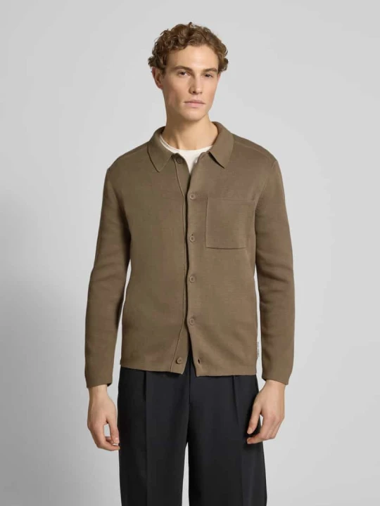 Zdjęcie produktu Kurtka z dzianiny o kroju regular fit z czystej bawełny Marc O'Polo Camel