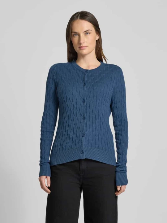 Zdjęcie produktu Kardigan rozpinany o kroju regular fit z dodatkiem wiskozy, model "FANTASTIC" Vero Moda