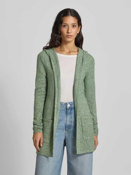 Zdjęcie produktu Kurtka z dzianiny o kroju regular fit z kapturem model ‘DOFFY’ Vero Moda Oliwkowy