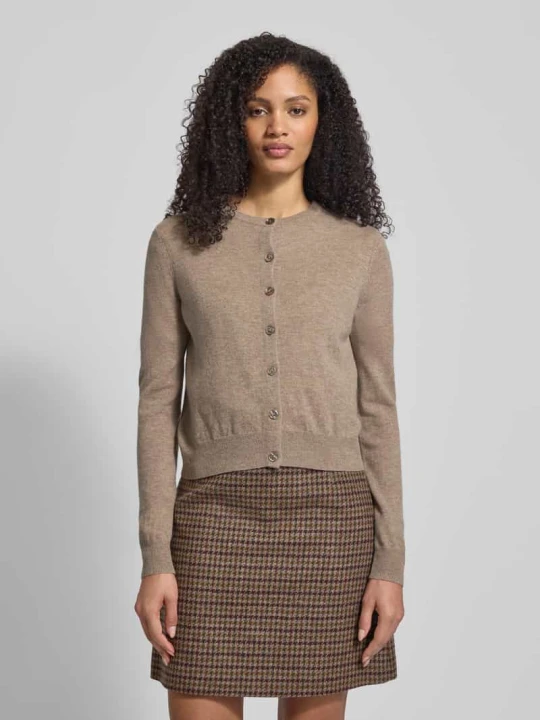 Zdjęcie produktu Kardigan rozpinany o kroju slim fit z mieszanki wełny i kaszmiru Model 'NEBBIA' Weekend Max Mara