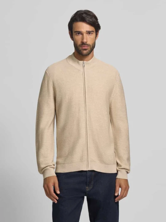 Zdjęcie produktu Kurtka z dzianiny z fakturowanym wzorem OLYMP Level 5 Écru