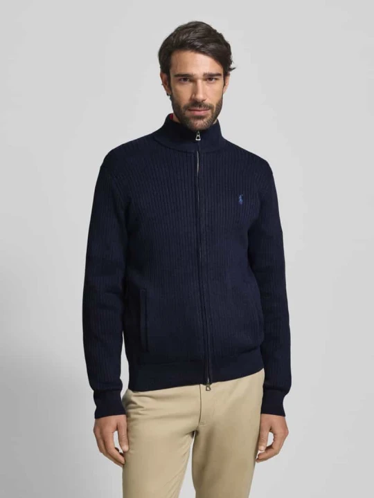 Zdjęcie produktu Kurtka z dzianiny z zamkiem błyskawicznym Polo Ralph Lauren Granatowy melanż