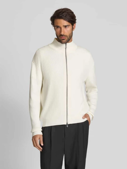Zdjęcie produktu Kurtka z dzianiny ze stójką Armani Exchange Biały