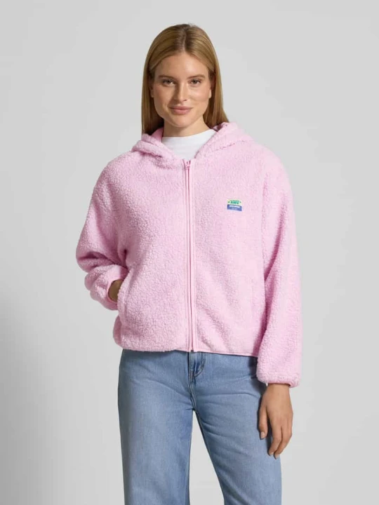 Zdjęcie produktu Kurtka z futerka model „HOKTOWN” American Vintage Jasnoróżowy melanż