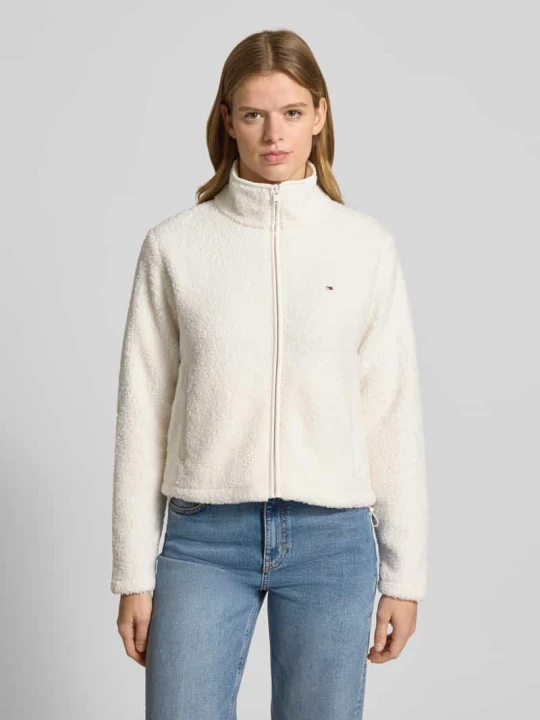 Zdjęcie produktu Kurtka w kształcie misia o kroju regular fit z ukrytym zamkiem błyskawicznym Tommy Jeans Złamany biały melanż