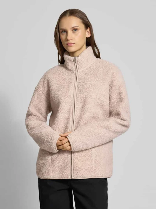Zdjęcie produktu Kurtka typu krój regular fit z tkaniny typu teddy ze stójką, model „SADIA” Pieces Złamany biały