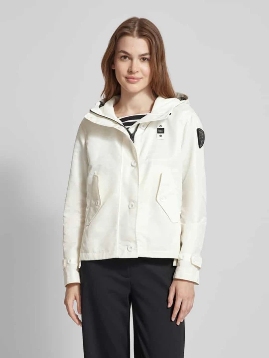 Zdjęcie produktu Parka z kapturem Blauer Usa Złamany biały