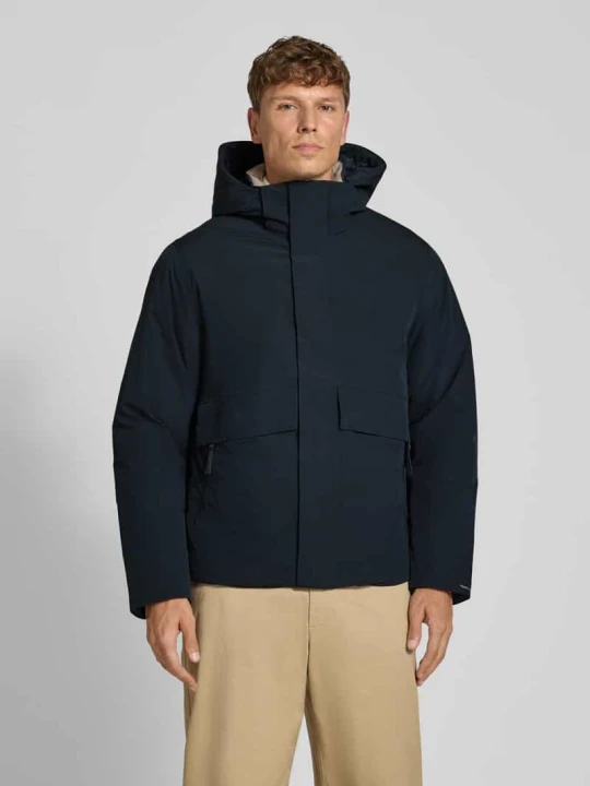 Zdjęcie produktu Kurtka z kapturem i kieszenie z patką model 'LAMOON' Jack&Jones Granatowy
