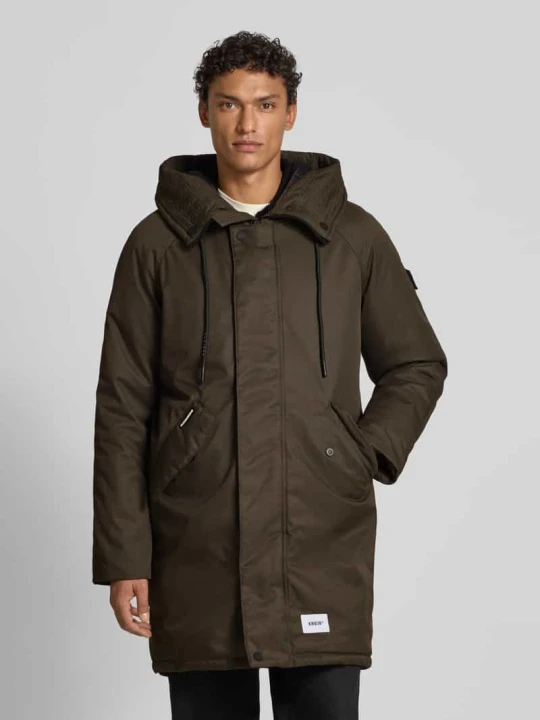 Zdjęcie produktu Parka z kapturem model 'Hant' khujo Oliwkowy