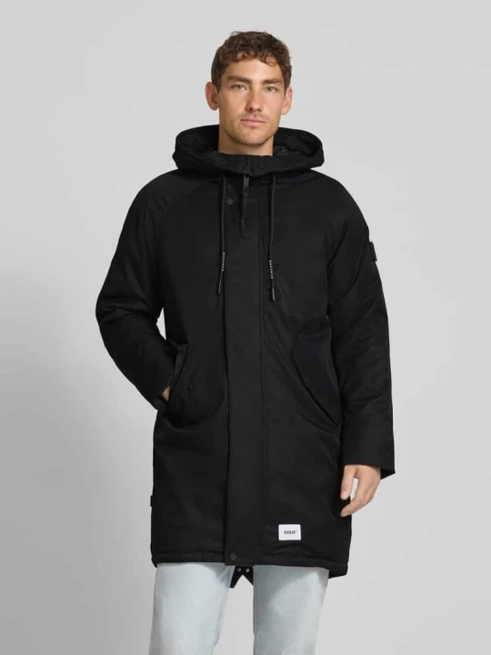 Zdjęcie produktu Parka z kapturem model 'Hant' khujo Czarny
