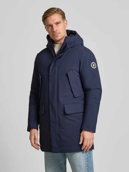 Zdjęcie produktu Parka o kroju regular fit z kapturem model „WILSON” Save The Duck Granatowy