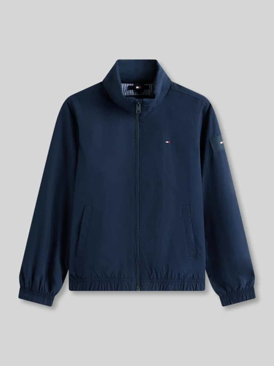 Zdjęcie produktu kurtka z kapturem o kroju regular fit z zamkiem błyskawicznym Tommy Hilfiger Granatowy