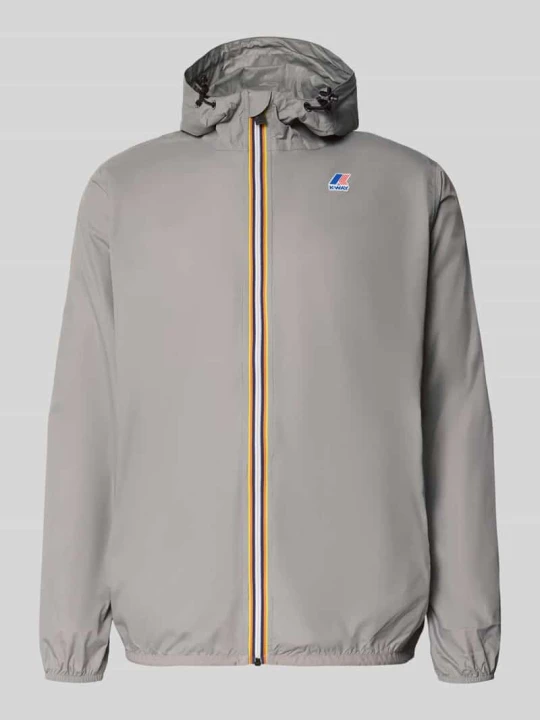 Zdjęcie produktu Kurtka z kapturem w kroju regular fit model 'Le Vrai' K-way Srebrny