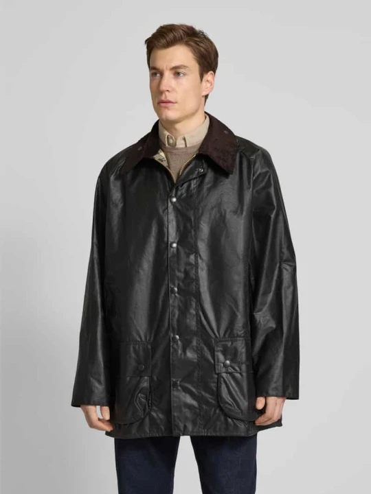 Zdjęcie produktu Parka z kieszeniami z patką model „BEAUFORT” Barbour Ciemnozielony