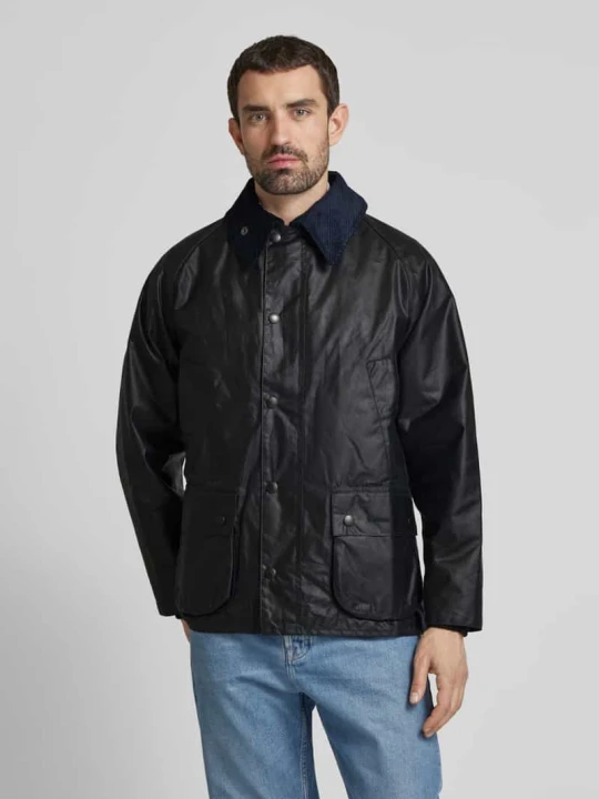Zdjęcie produktu Kurtka z kieszeniami z patką model ‘BEDALE’ Barbour Granatowy