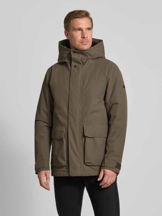 Zdjęcie produktu Kurtka z kieszeniami z patką model ‘LIAM’ Didriksons Ciemnobrązowy