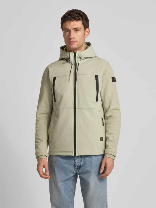 Zdjęcie produktu Bluza rozpinana Krój regular fit z kieszenie zapinane na zamek błyskawiczny PME Legend Miętowy