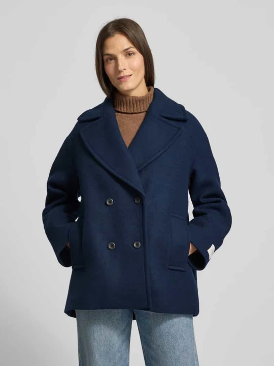 Zdjęcie produktu Kurtka z mieszanki wełny Calvin Klein Granatowy