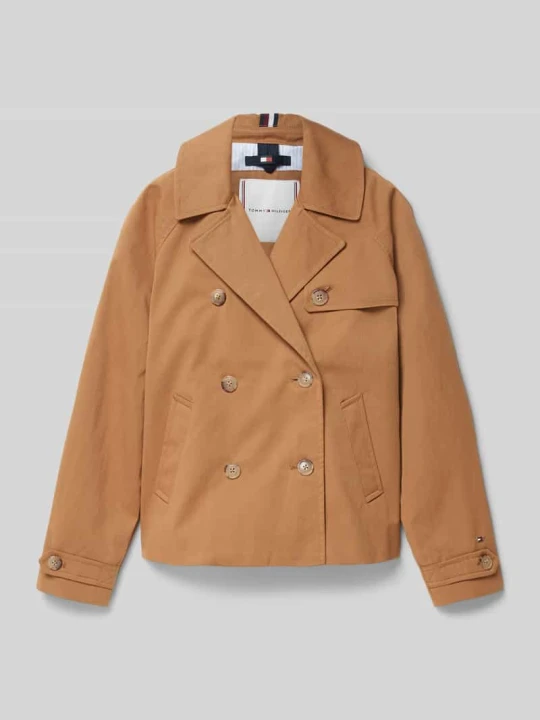 Zdjęcie produktu Kurtka z kołnierzem z połami Tommy Hilfiger Camel