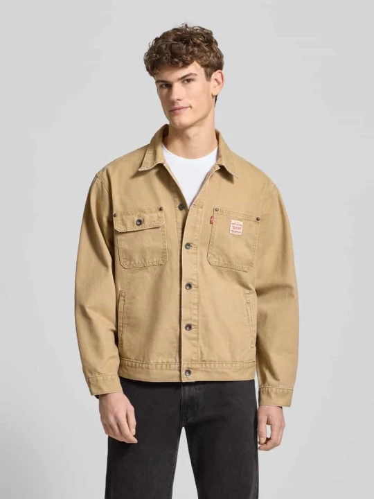 Zdjęcie produktu Kurtka jeansowa z listwą guzikową Levi's Beżowy