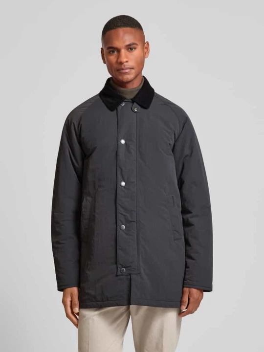 Zdjęcie produktu Kurtka z listwą z zatrzaskami Barbour Czarny