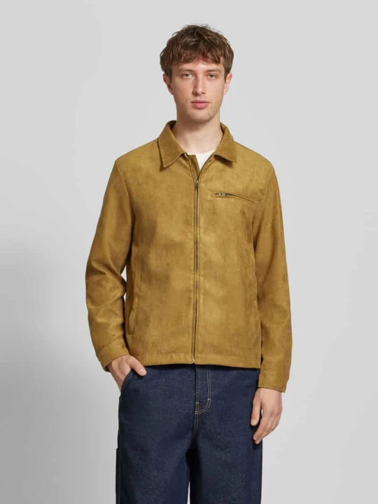 Zdjęcie produktu Kurtka z materiał skóropodobny Model 'FOSSY' Blend Camel