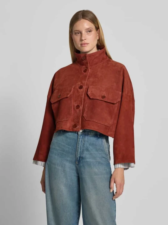 Zdjęcie produktu Kurtka z materiał skóropodobny z kieszenie z patką model 'ARKLOW' Drykorn