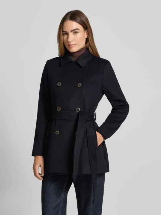 Zdjęcie produktu Kurtka z mieszanki wełny z domieszką kaszmiru Lauren Ralph Lauren Granatowy