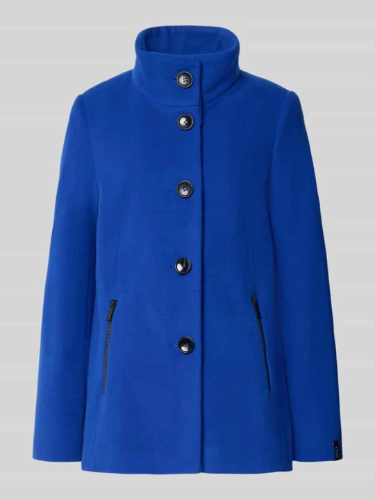 Zdjęcie produktu Kurtka z mieszanki żywej wełny z domieszką kaszmiru model 'Janna' Milo Coats Niebieski