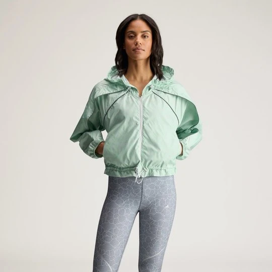 Zdjęcie produktu Kurtka z nadrukiem do biegania adidas by Stella McCartney fioletowy