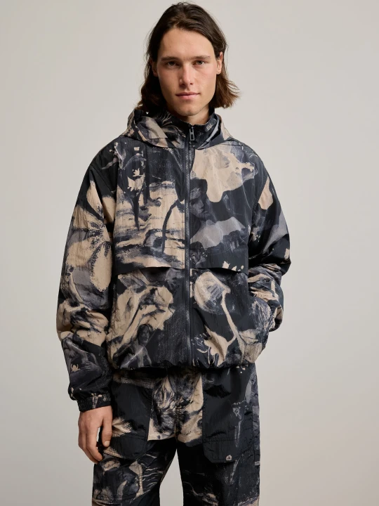 Zdjęcie produktu Wzorzysta kurtka gaugin Desigual czarny