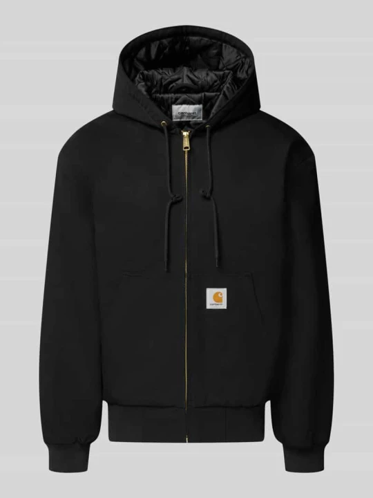 Zdjęcie produktu Kurtka z naszywką z logo i kieszenią kangurka Carhartt WIP Czarny