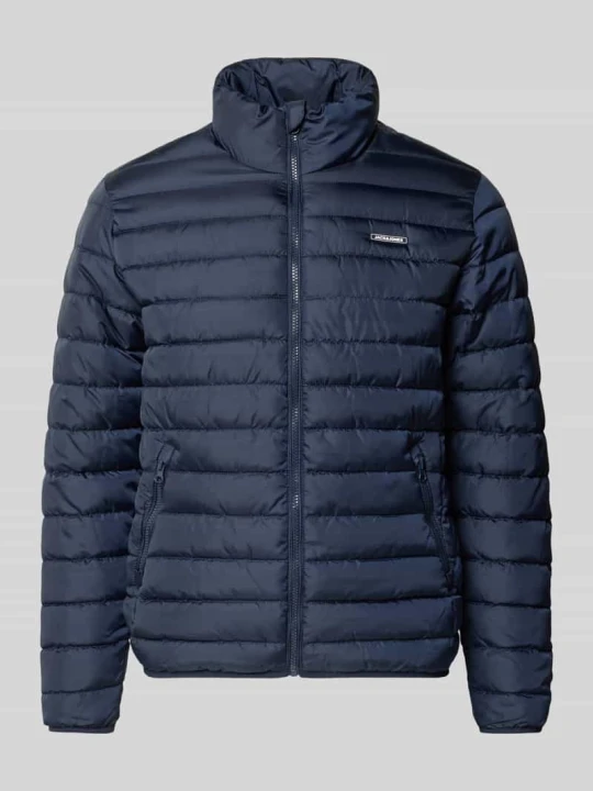 Zdjęcie produktu Kurtka z naszywką z logo model 'ELVIS' Jack&Jones Granatowy