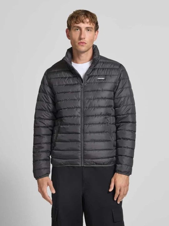 Zdjęcie produktu Kurtka z naszywką z logo model 'ELVIS' Jack&Jones Kamienny