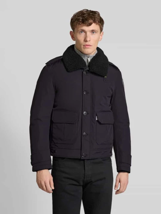 Zdjęcie produktu Kurtka z naszywką z logo model ‘RIVER’ Blauer Usa Czarny