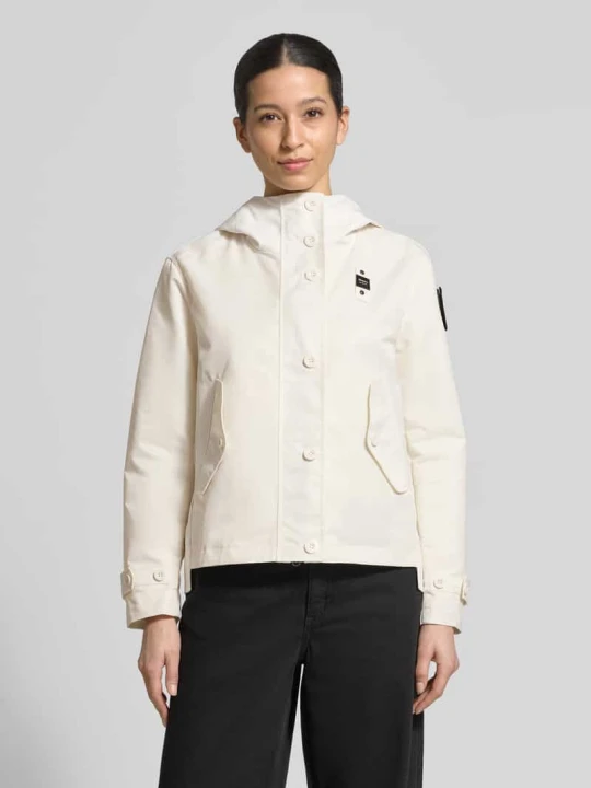Zdjęcie produktu Kurtka z naszywkami z logo model 'MARCELA' Blauer Usa Biały