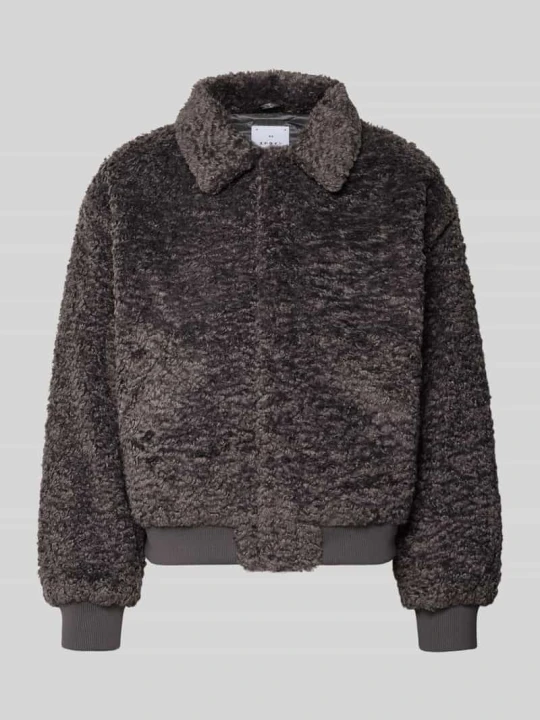 Zdjęcie produktu Kurtka z pluszu model 'CAMDEN' Edwin Grafitowy