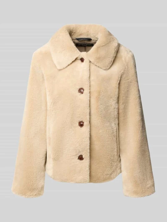 Zdjęcie produktu Kurtka z pluszu teddy z zapięciem na guziki Model 'CARLINNO' B.Young Beżowy